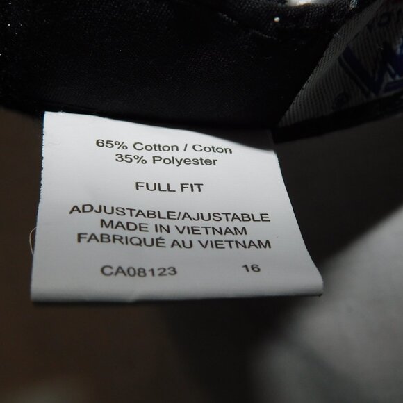 HONDA RPM X1000 Full Fit OS Adjustable Hat Cap Black White - Picture 11 of 11